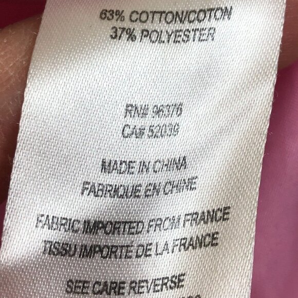 Samuel Dong Womens Cocktail Jacket Sz Medium Full Zip Quilted Detail Pink Black - Picture 9 of 10